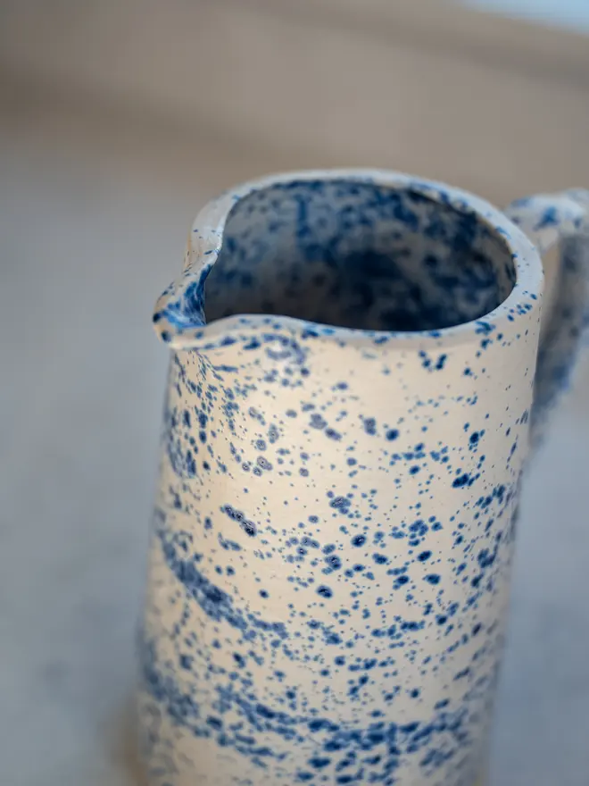 ceramic jug, jenny hopps pottery