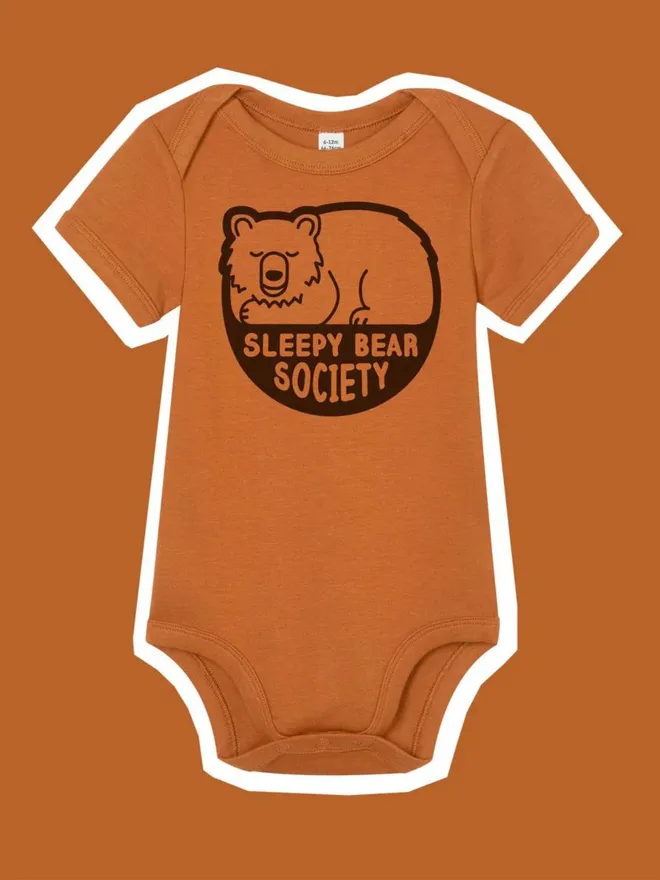 Sleepy Bear Society Baby Vest