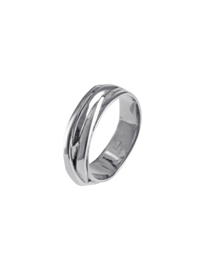 Tangle Silver dome ring