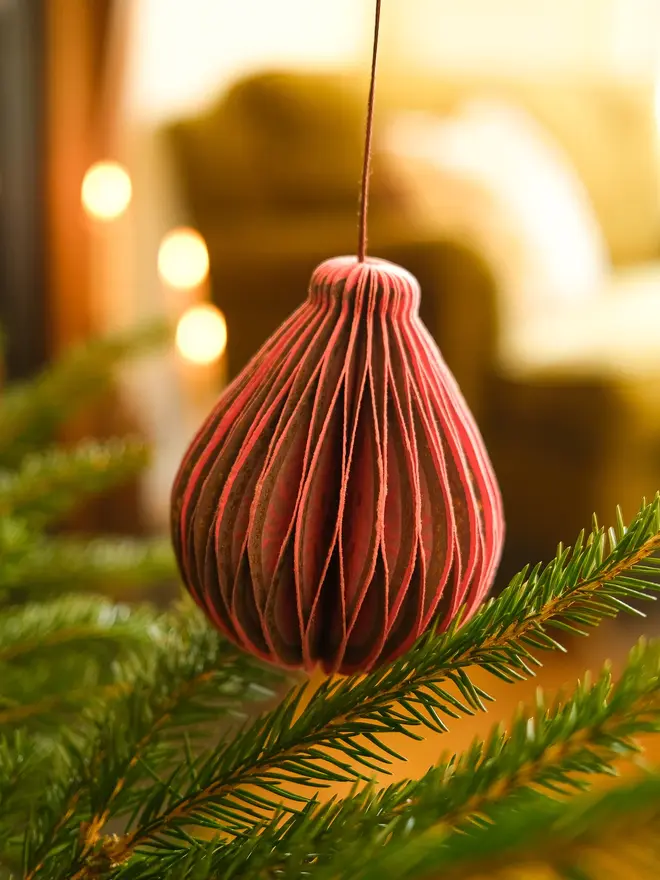 Fig Honeycomb Ornament (Set Of 6)