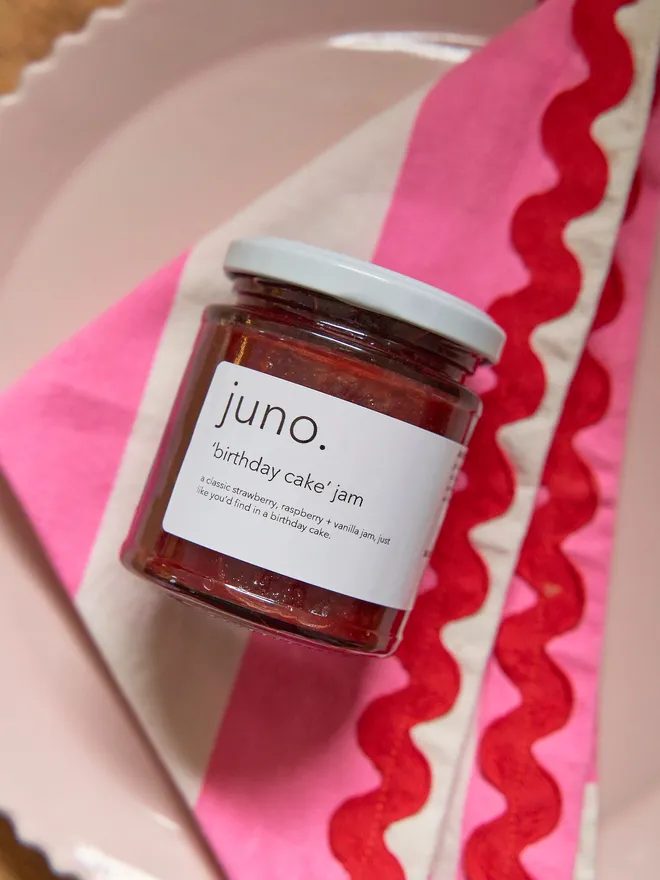 Birthday cake jam