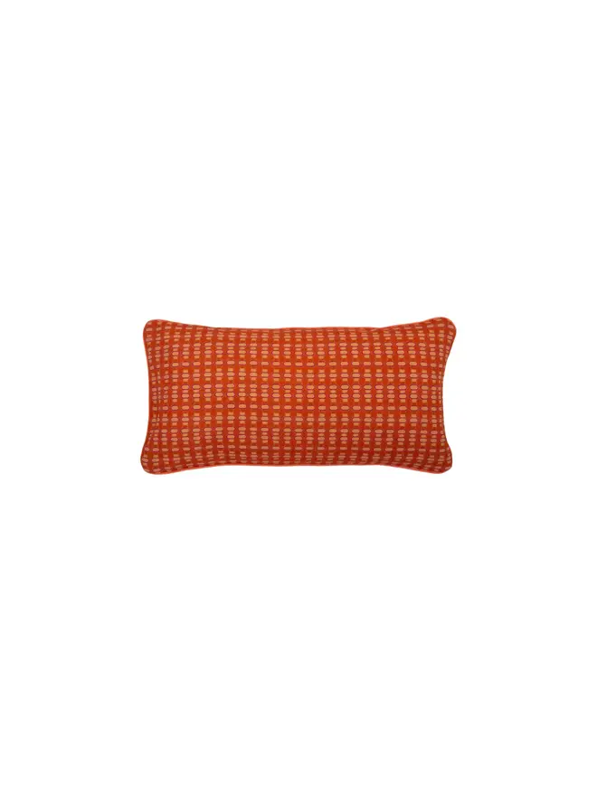 orange oblong cushion