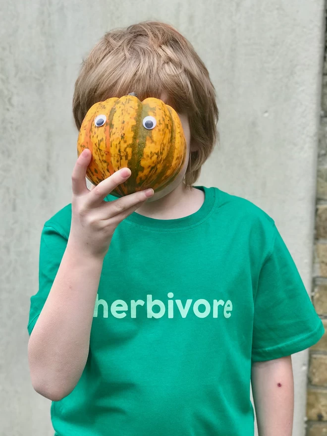 Green Screen Printed T-Shirt Herbivore Mims & Family