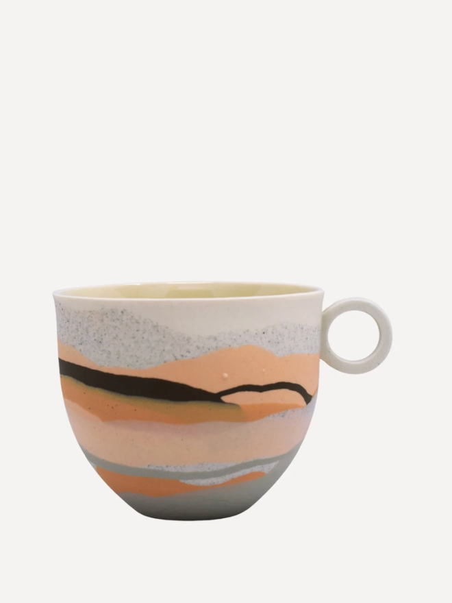 Desert Dreamlands Mug. A mug from the Desert Dreamlands collection, showcasing a typical decoration style.