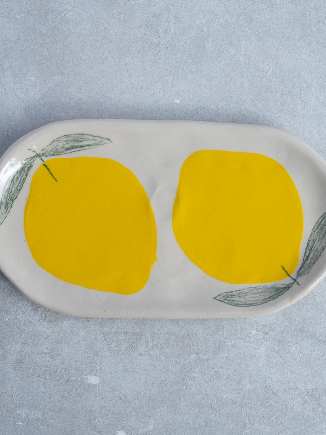 lemon medium dish