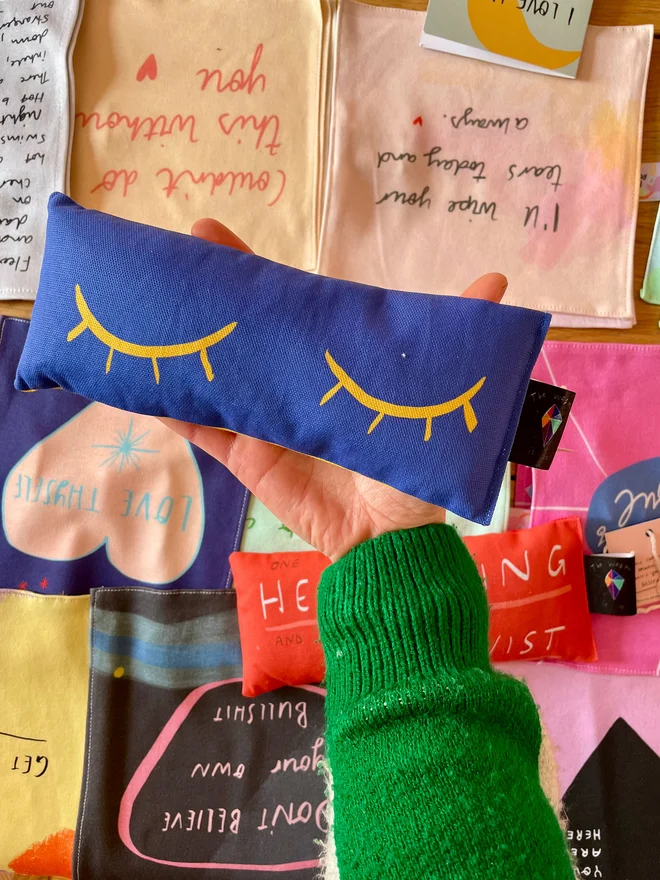 Perfectly cool weighted lavender eyebag 