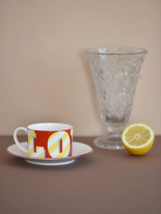 love cup and saucer