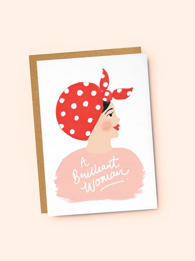 brilliant woman card