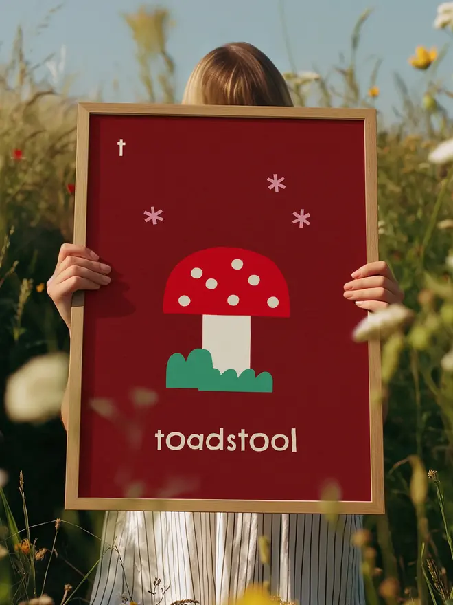 'Toadstool' Print