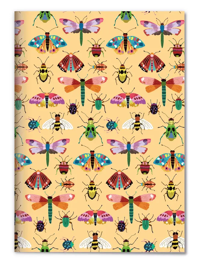 illustrated insects notebook