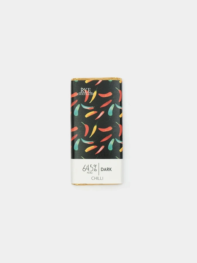 Chilli Dark Chocolate Bar - 64.5% Peruvian