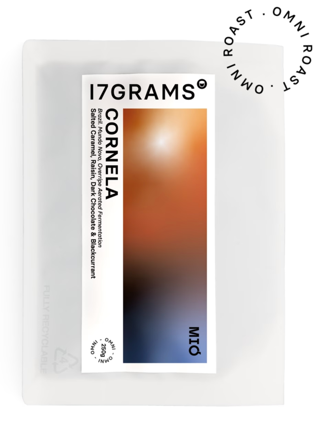 Mió Cornela. A package of coffee.