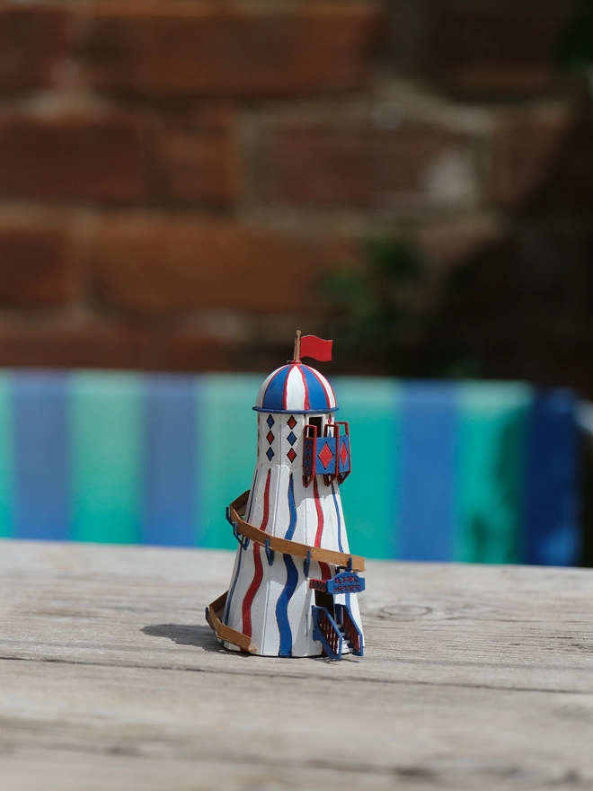 Plywood Brighton Helter Skelter Miniature Model DIY Kit