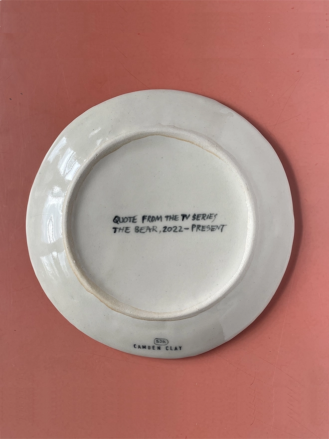 Every Second Counts plate