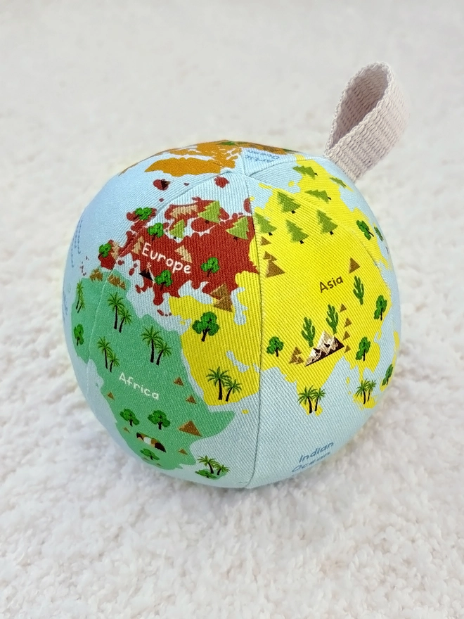 soft toy kids globe