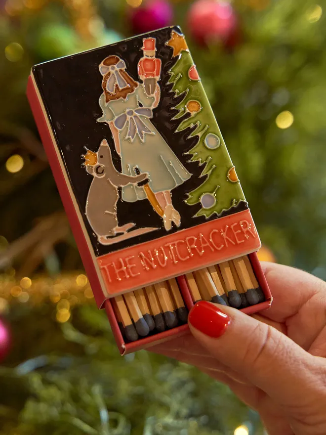 The Nutcracker Ceramic Matchbox