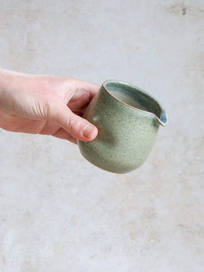 Handmade Ceramic Small Dimple Pourer Jug
