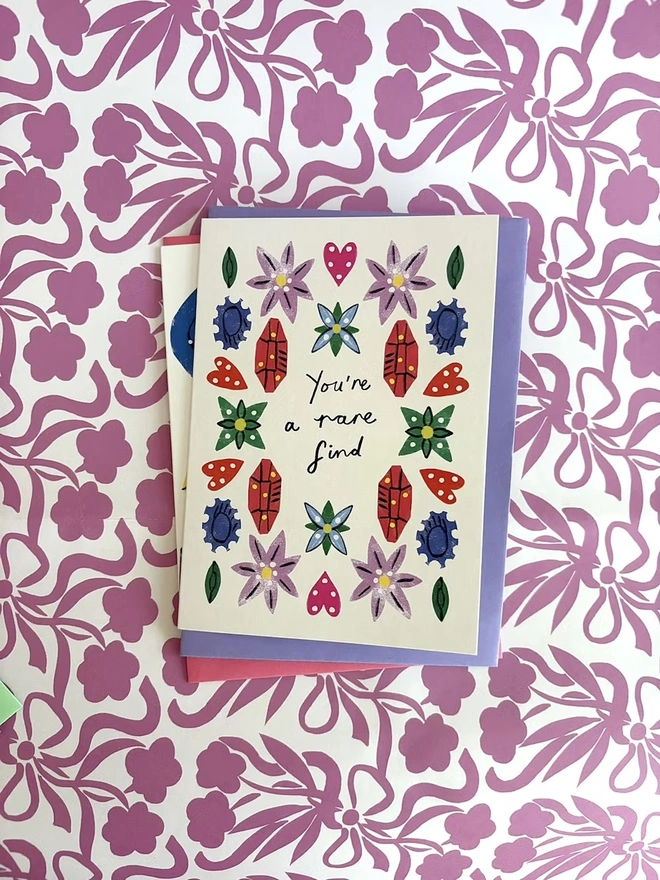 'You're A Rare Find' Card
