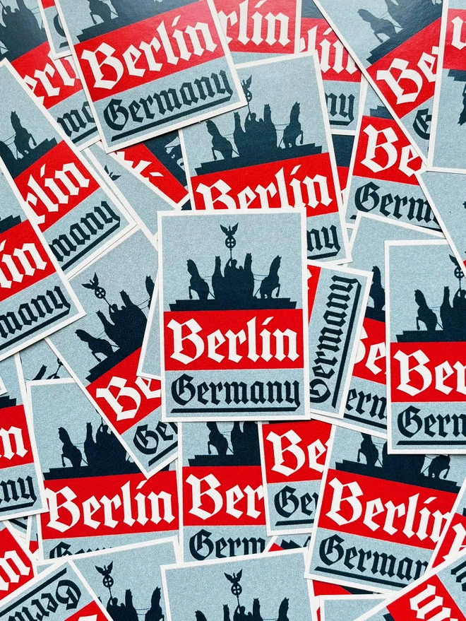 Vintage Berlin Stickers