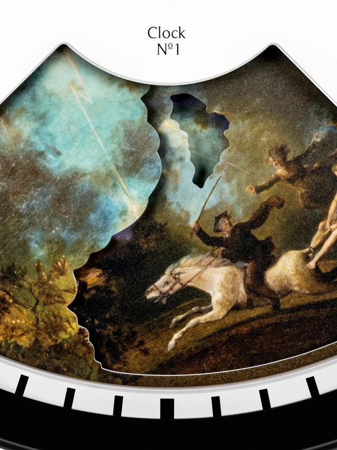 Close up of moving weather scenery