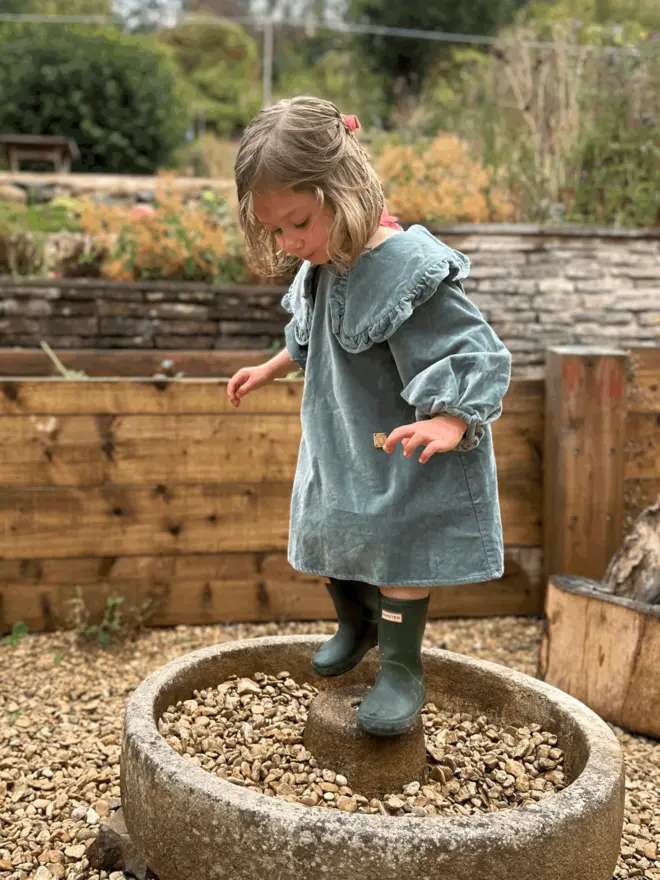 kids oversized blouse dress