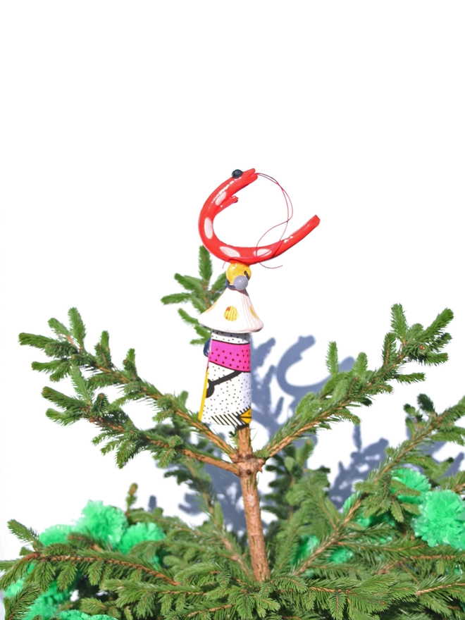 prawn christmas tree topper