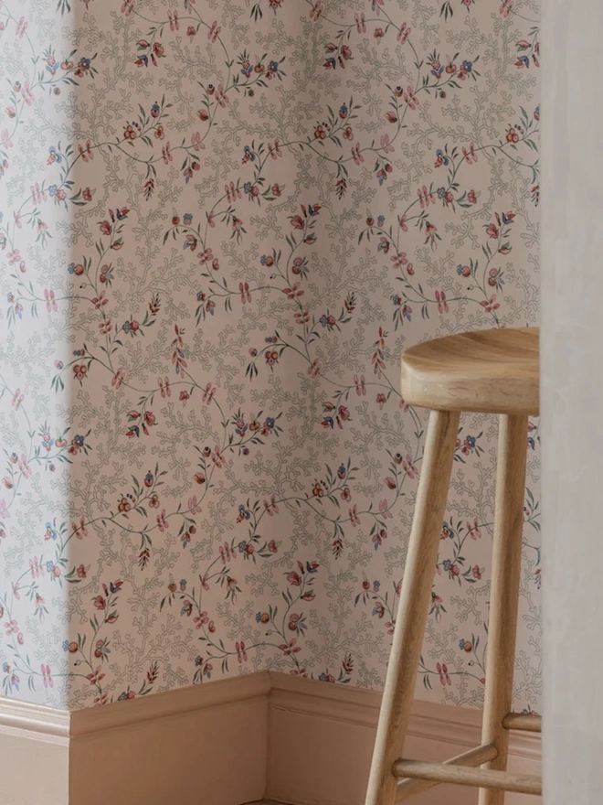 Coral & Fauna In Rainbow Wallpaper