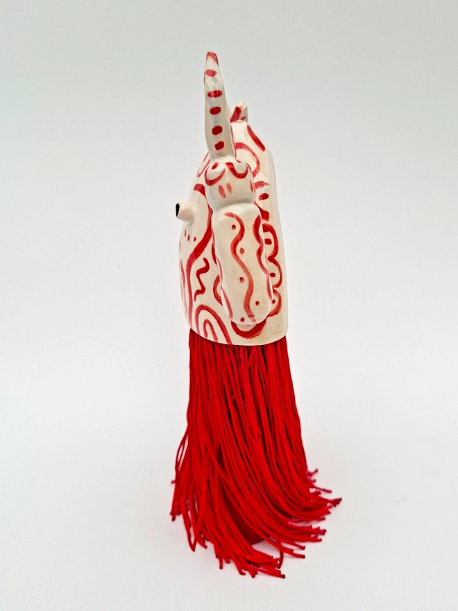 ceramic red lobster crab wall hanging decoration cute love messages