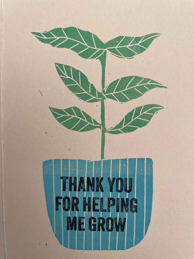 Thank your for helping me grow