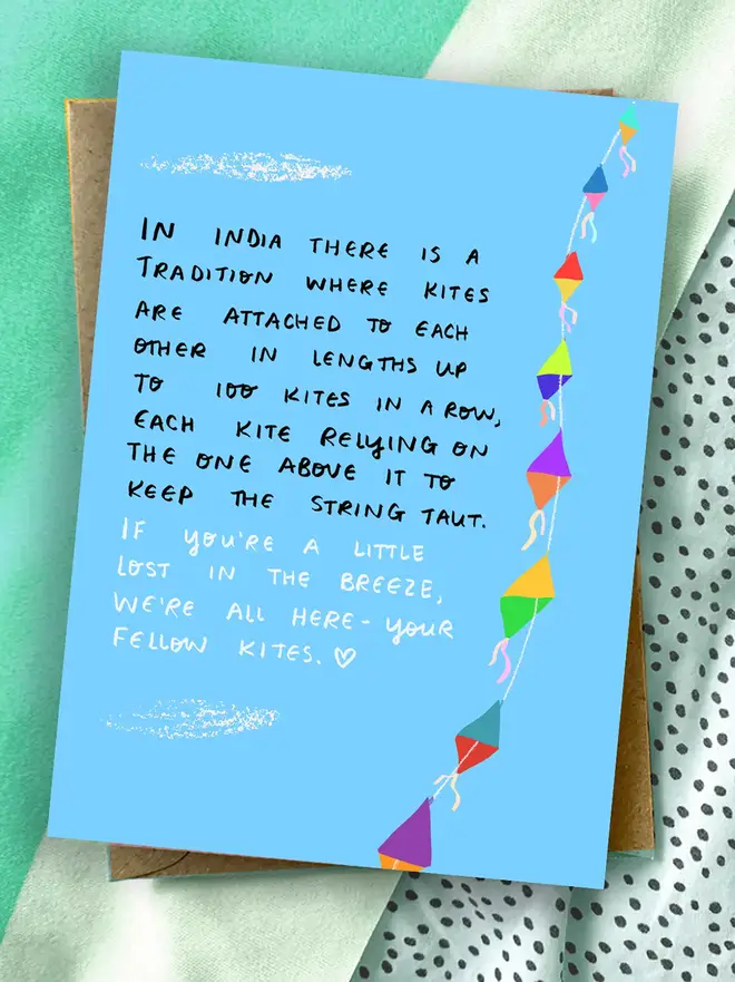 We're all here just floating alongside you x