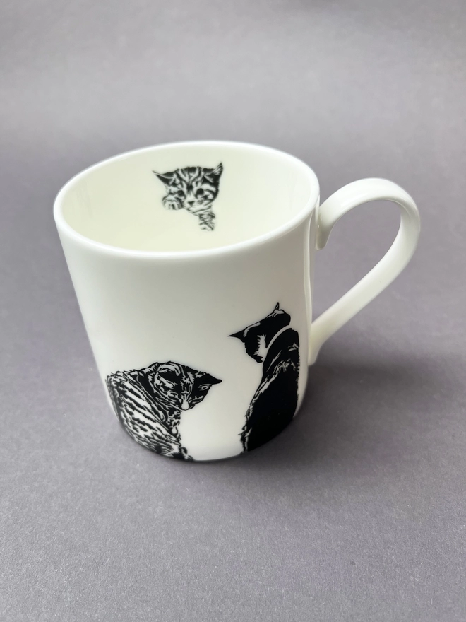 Image of the front and inside of the Molly and Maud mug