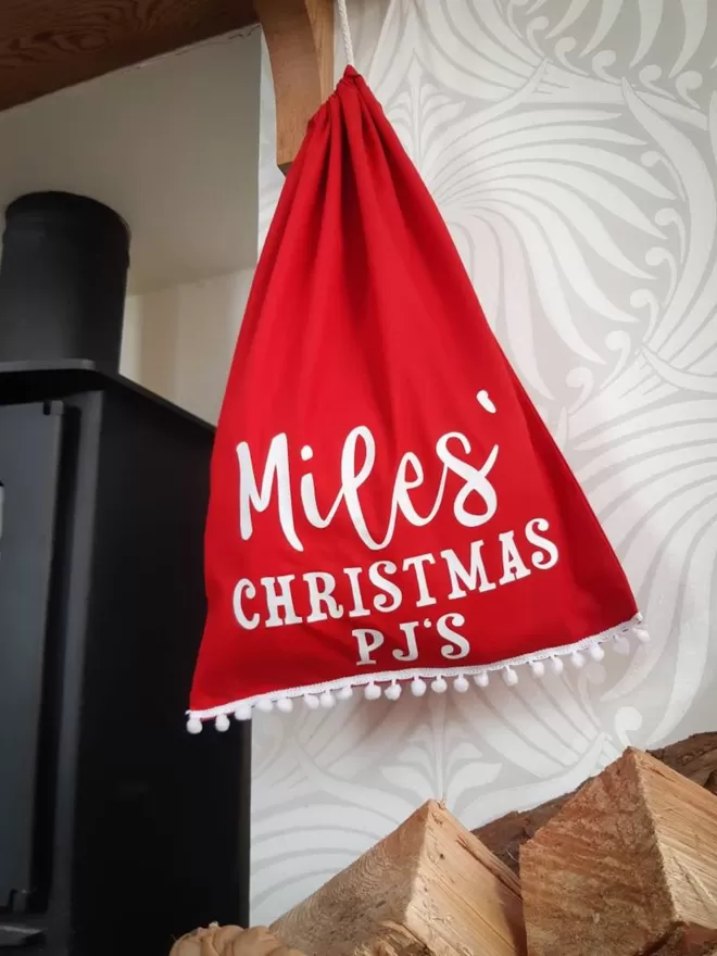 Christmas PJs bag