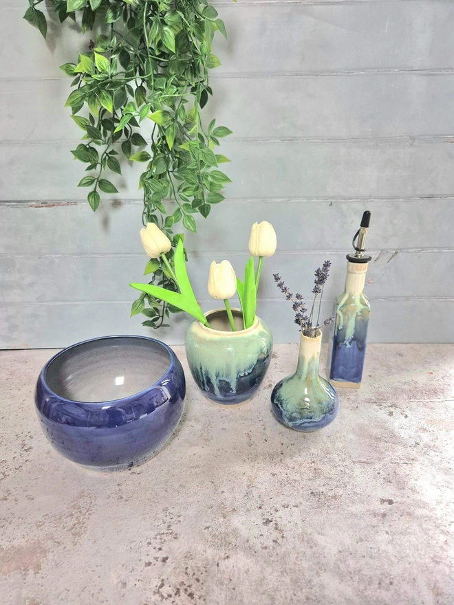 flower vase, ceramic vase, pottery vase, unique vase, vase gift, Jenny hOPPS pOTTERY