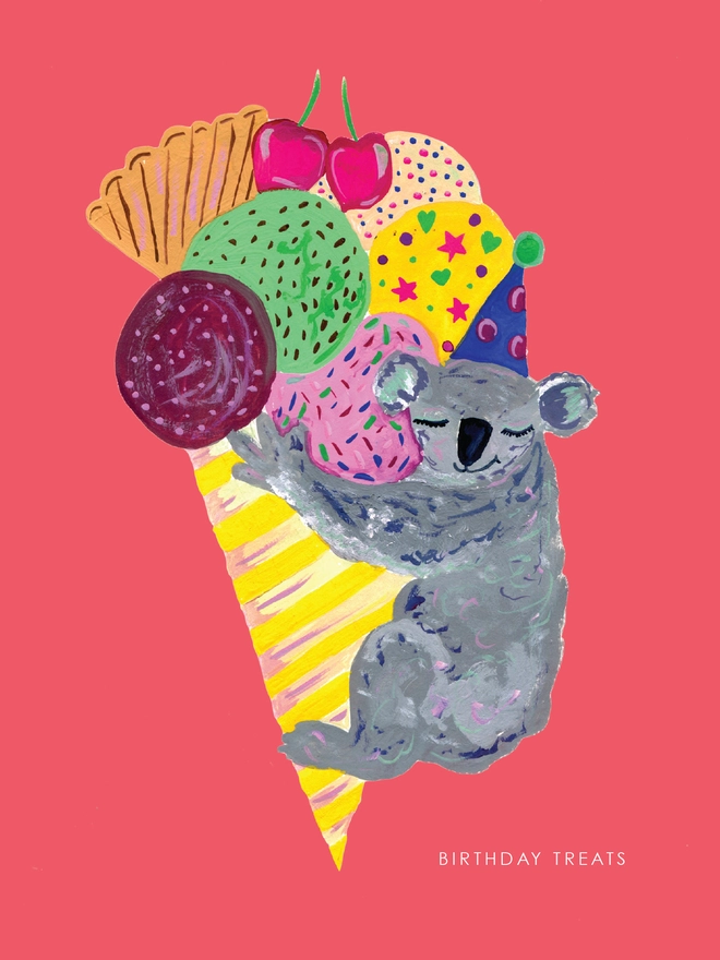 koala birthday card