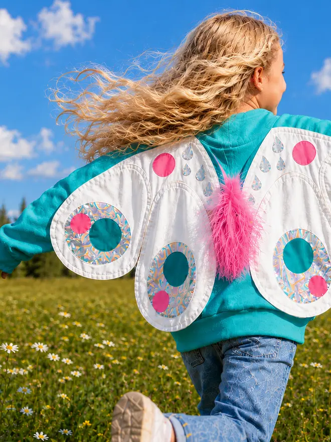 'The Lepidopterist' Children's Butterfly Wing Sweatshirt