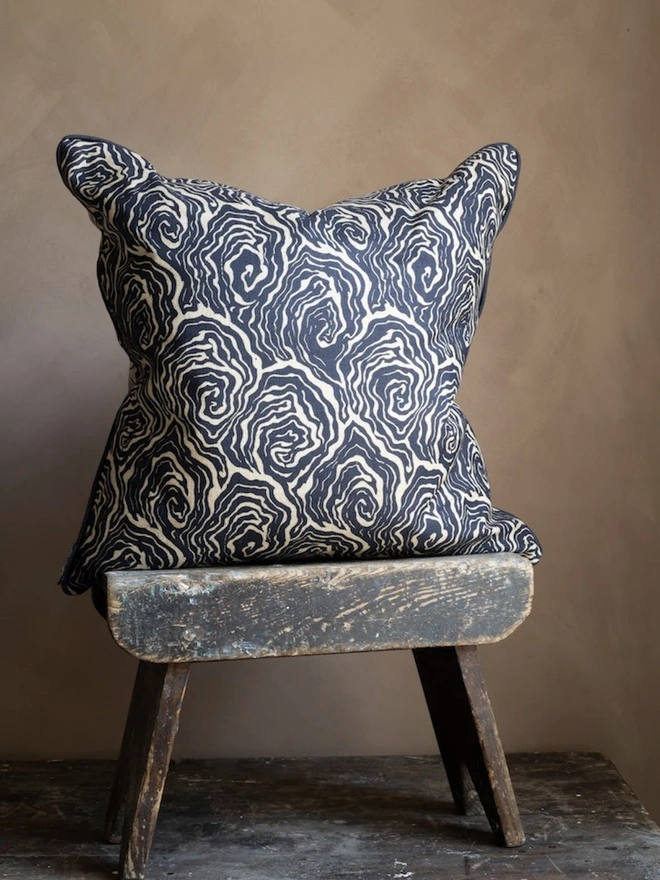 Oysters Monochrome Cushion