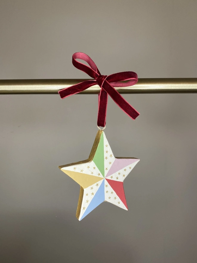 Flat Star Christmas Decoration