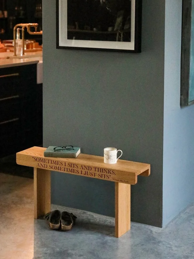 Oak Scandi Bench