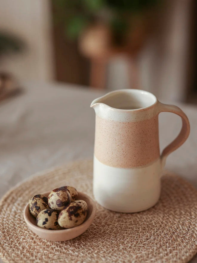 large clevedon table jug