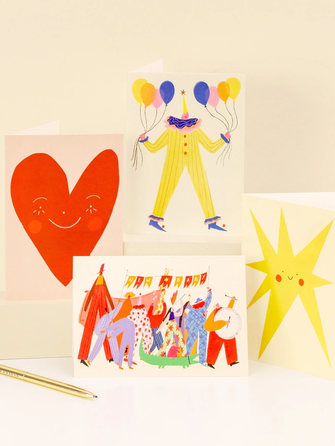 'New Baby' Circus Parade New Baby Card
