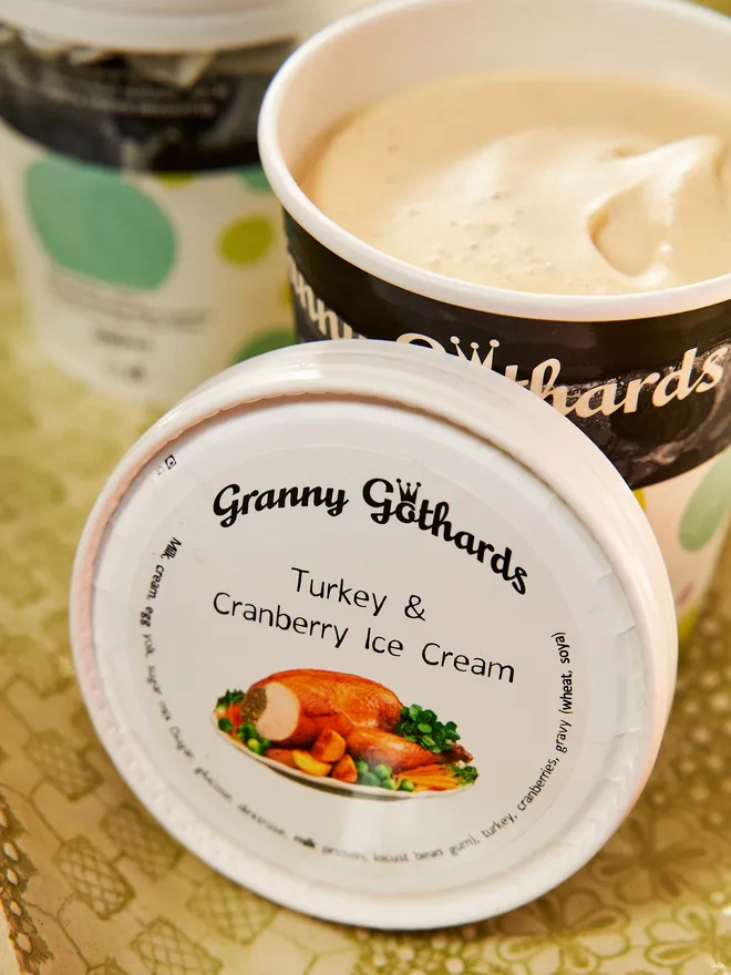 Christmas Dinner Ice Cream Selection