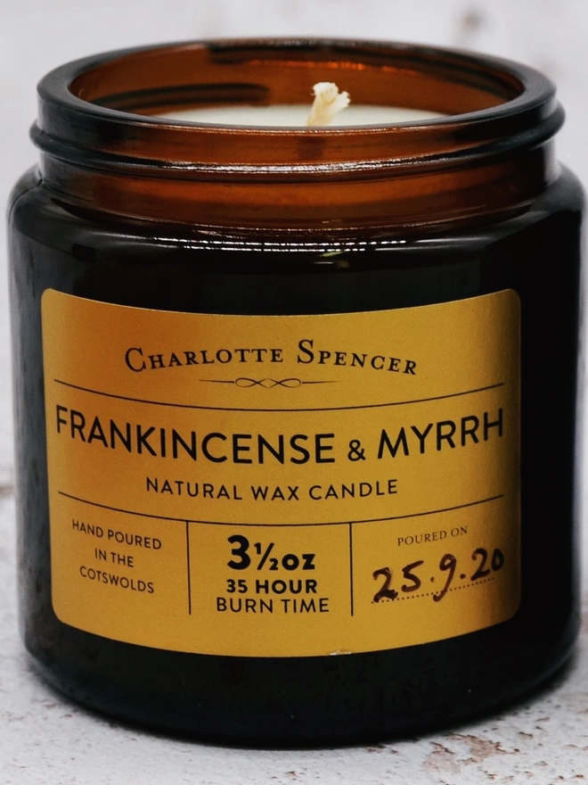 Frankincense & Myrrh Candle 