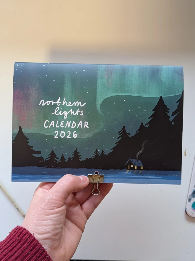 northern lights booklet calendar