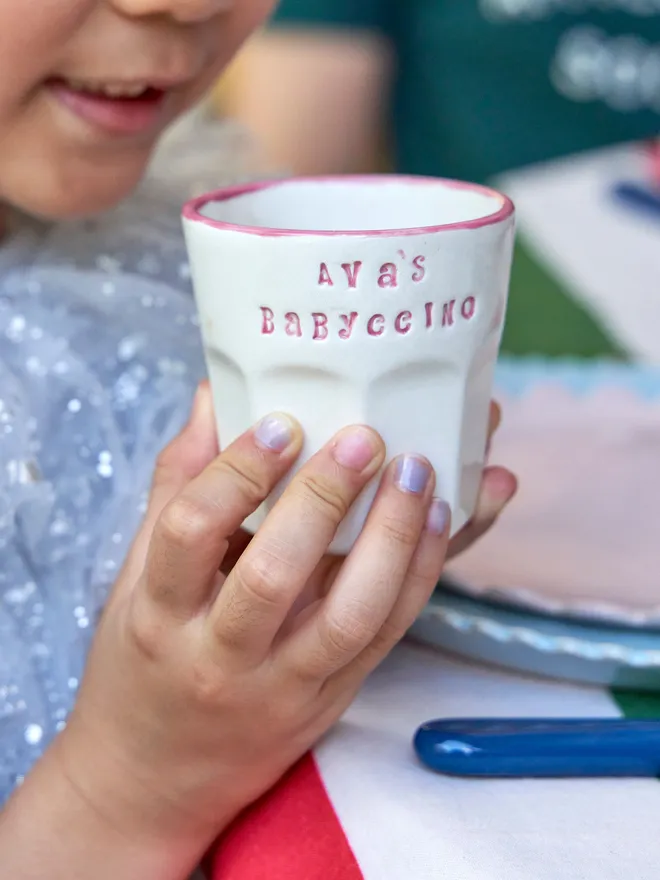 Perosnalised babycino tumbler