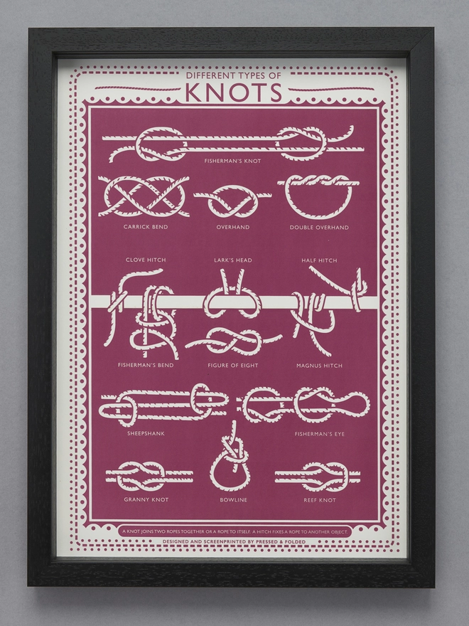 knots screenprint
