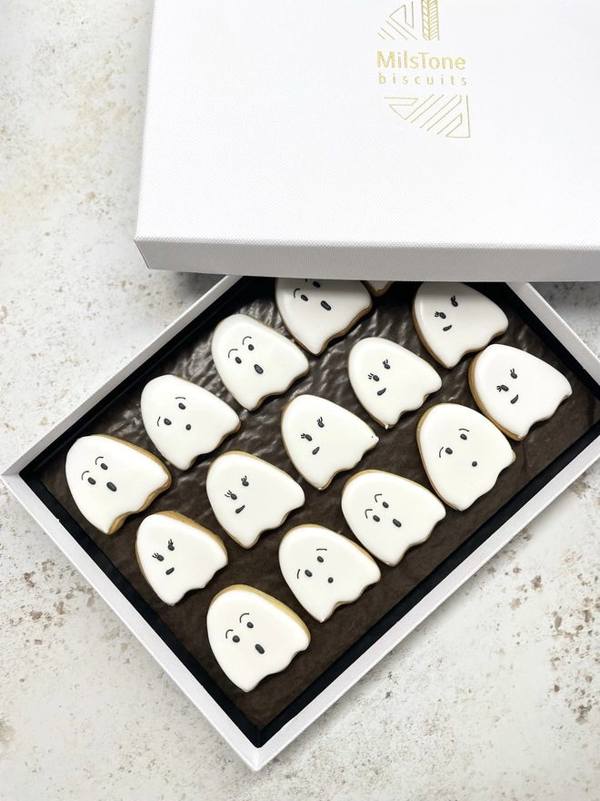 Mini Ghosts Biscuits Halloween