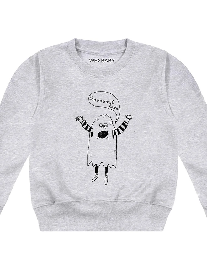 'Boohlala' Kids Halloween Sweatshirt
