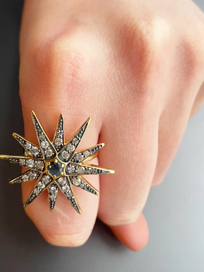 'The Ophelia' Starburst Ring