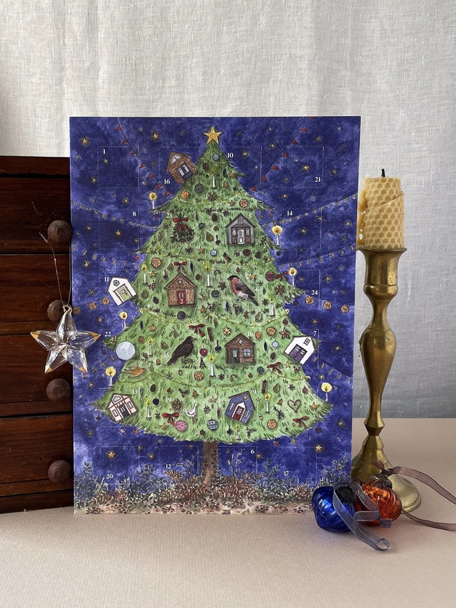 A4 Recycled Paper Advent Calendar 