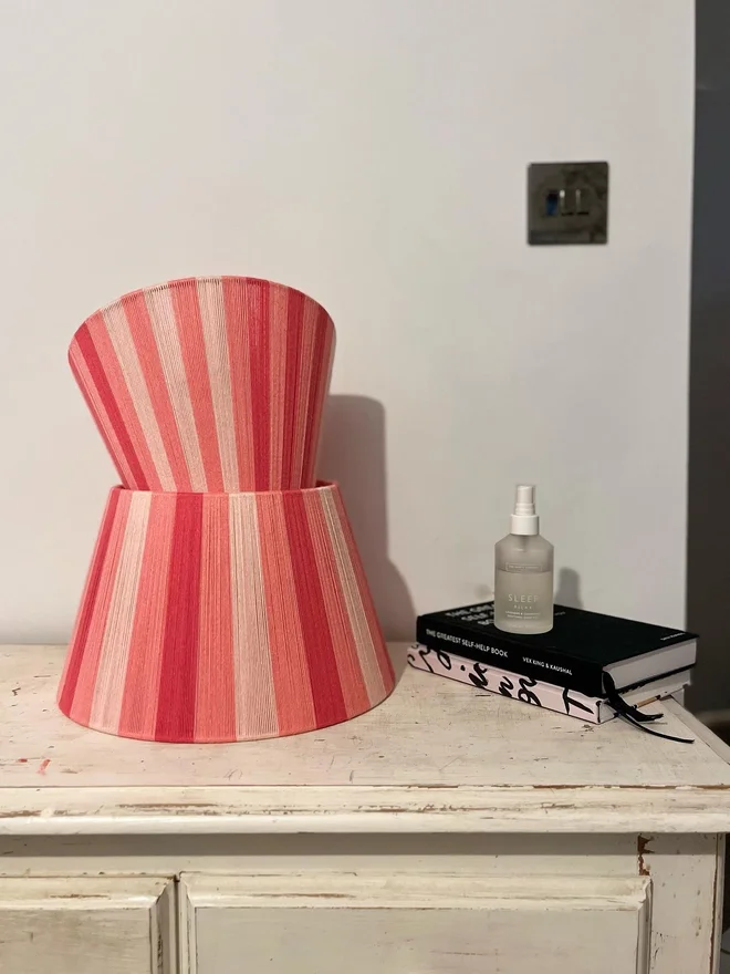 Doll The Pink Stripe String Lamp Shade